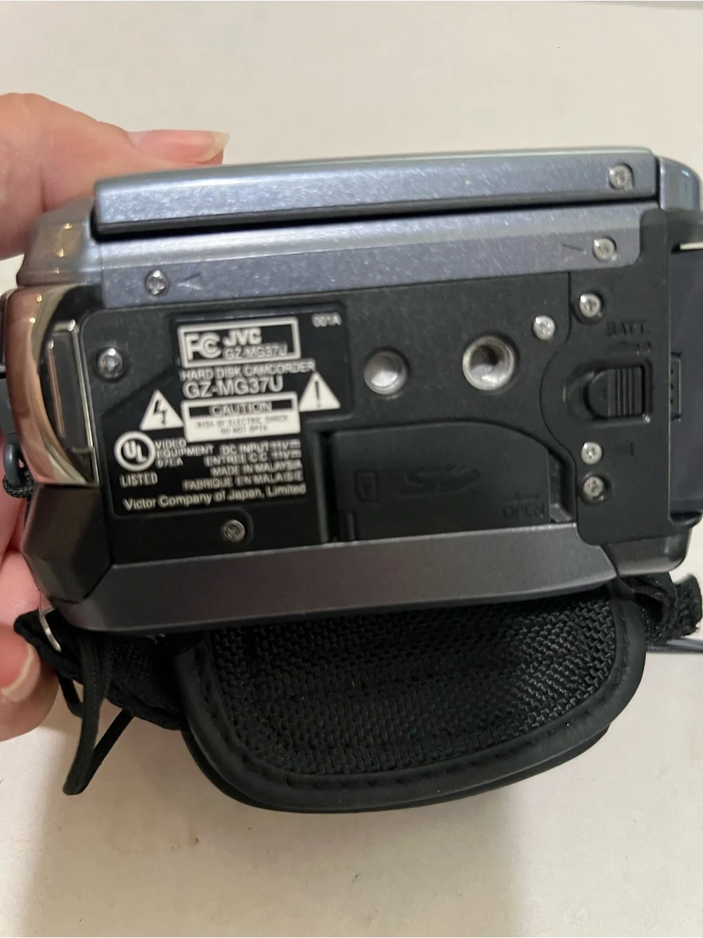 JVC Everio GZ-MG37 hard disk drive camcorder